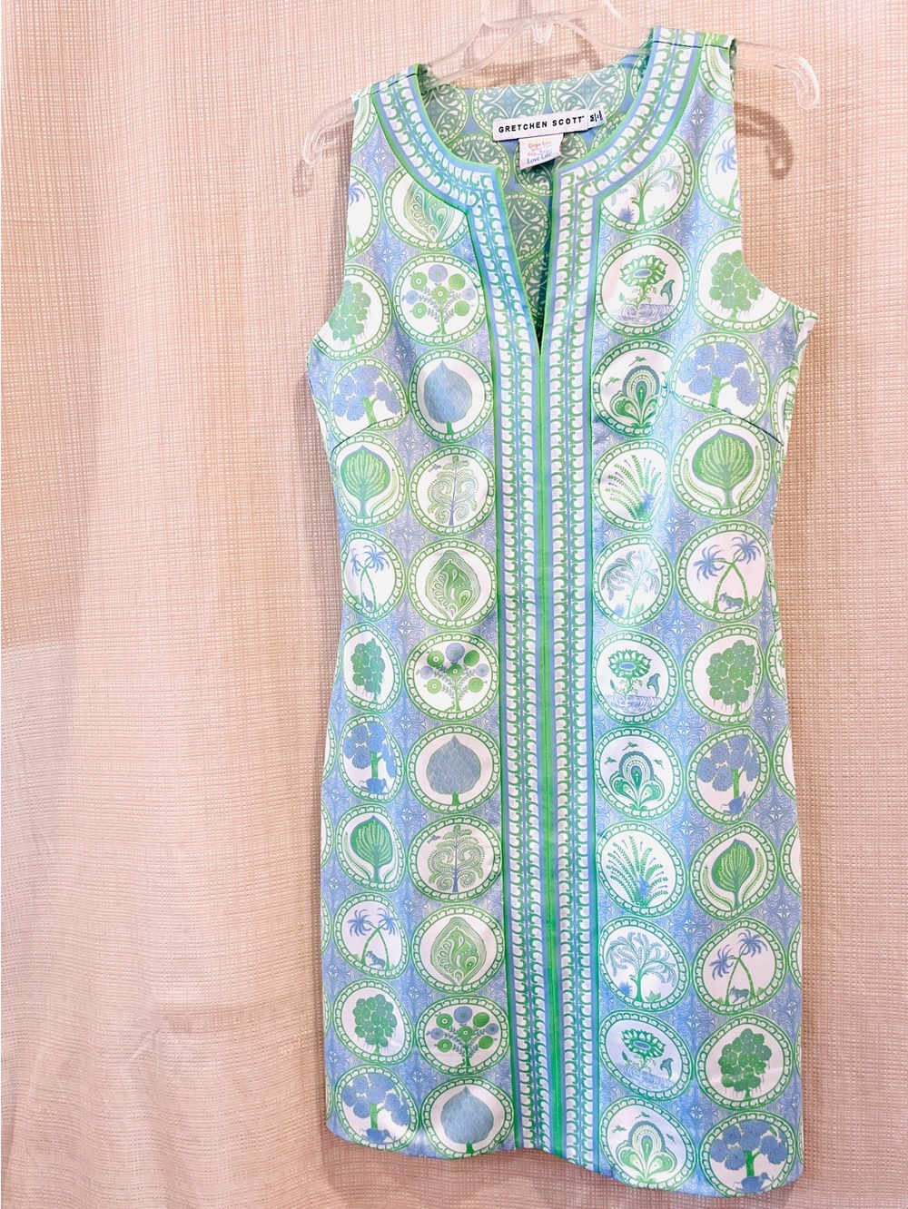 Gretchen Scott Sleeveless Shift Dress Plain Jane Dress Circle of Love Preppy - Picture 5 of 16